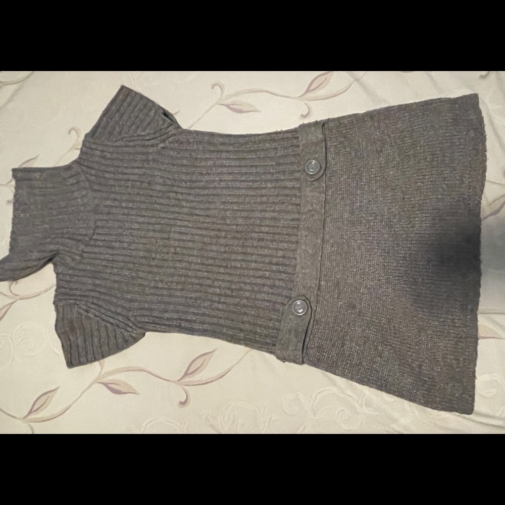 Turtle neck sweater dress